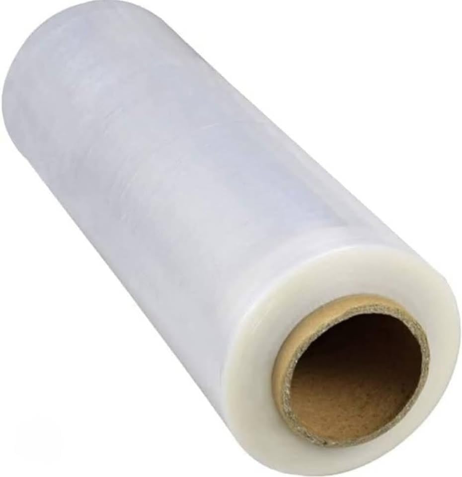Shield Wrap 12" X 1500' 80 Gauge Pallet Stretch Film - 4 Rolls, High Clarity, Puncture Resistant